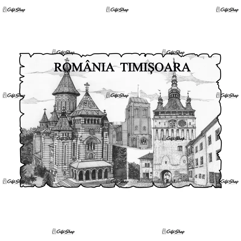 Timisoara romania, magnet frigider mgs031